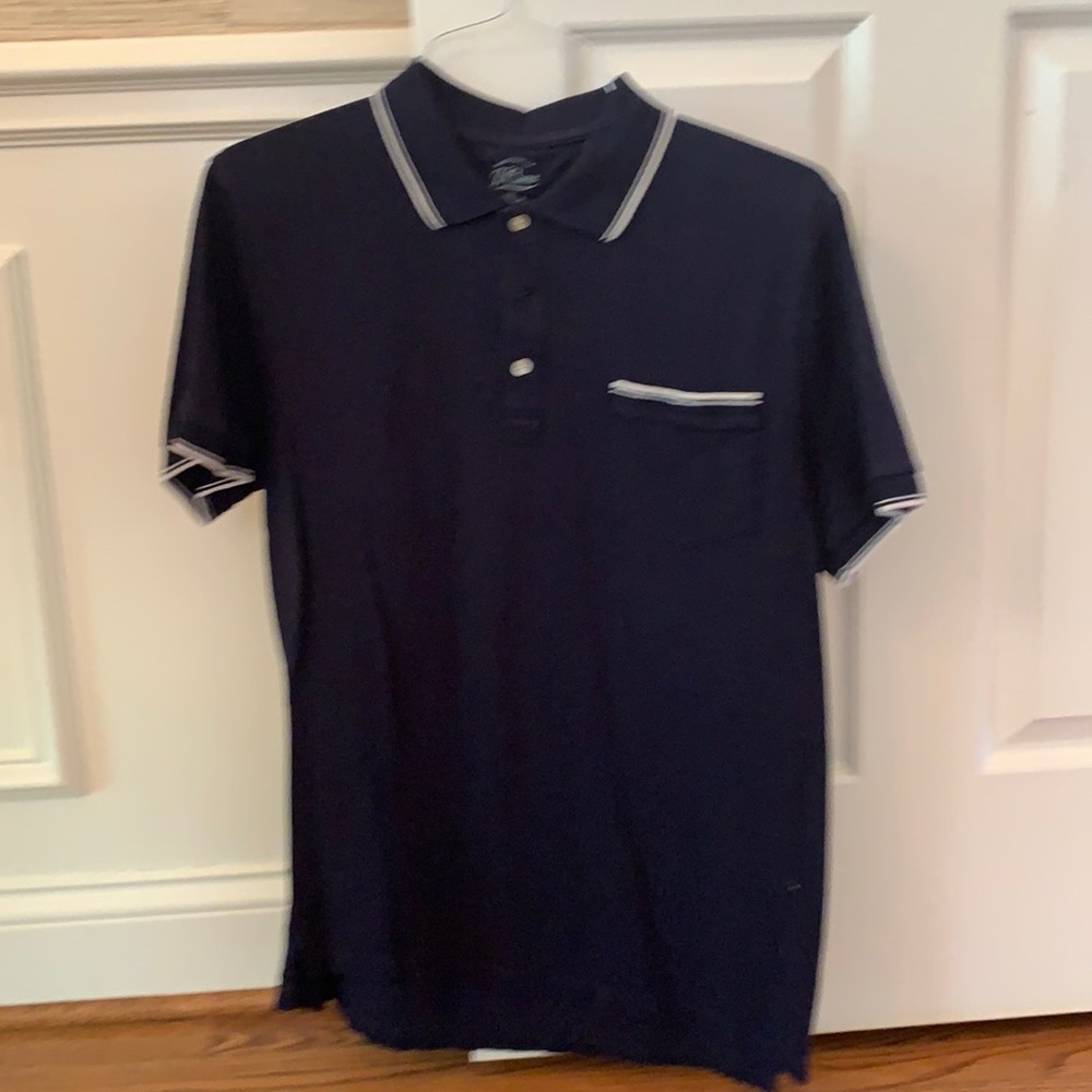 Navy j crew polo